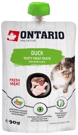 Лакомство для кошек Ontario Tasty Meat Paste Duck, мясо утки, 0.09 кг