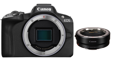 Sisteminis fotoaparatas Canon EOS R50 + EF-EOS R Mount Adapter