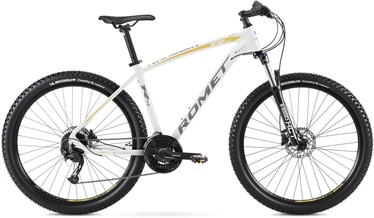 Velosipēds kalnu Romet Rambler R7.3, 27.5 ", 20" rāmis, zelta/balta
