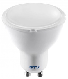 Светодиодная лампочка GTV LED, нейтральный белый, GU10, 1 Вт, 100 лм