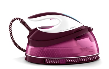 Triikimissüsteem Philips PerfectCare Compact GC7842/40, valge/violetne