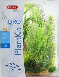 Akvariumo dekoracija Zolux Idro PlantKit 352152, žalia