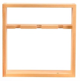 Полка для бутылок Kalune Design DZYD0008, дубовый, 400 мм x 120 мм x 400 мм