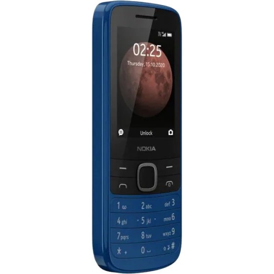Mobilais telefons Nokia 225 4G, 128 MB, zila