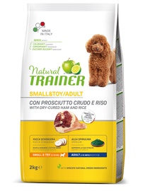 Сухой корм для собак Natural Trainer Small & Toy Adult Dry-cured Ham, ветчина, 2 кг