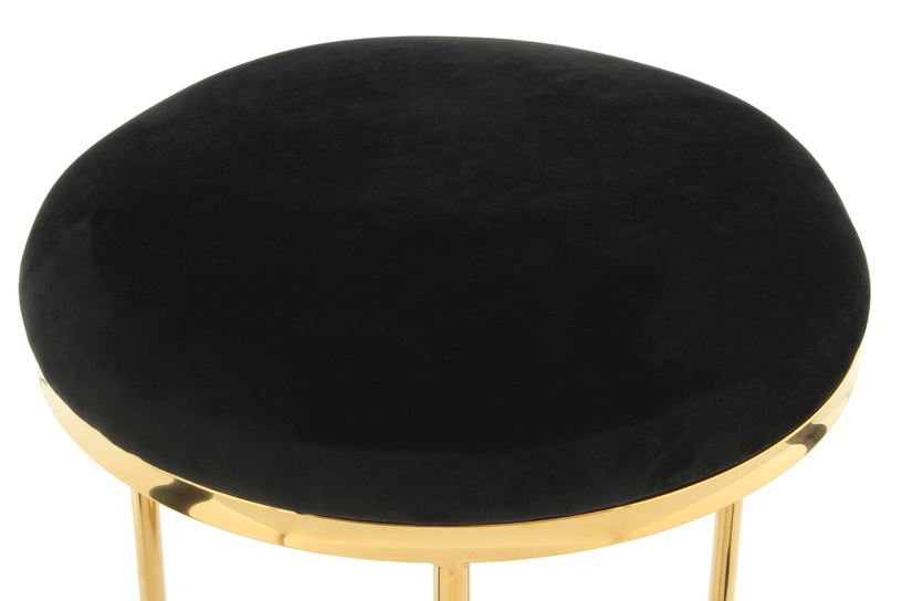Пуф Kayoom Wynona 325 S269I-GLD, золотой/черный, 40 см x 40 см x 49 см