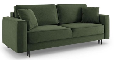 Dīvāns-gulta Micadoni Home Dunas, zaļa, 233 x 102 cm x 89 cm