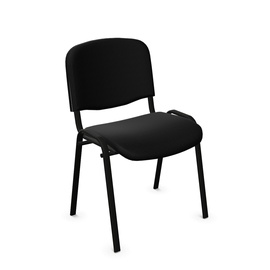 Apmeklētāju krēsls, melna