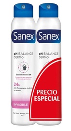 Dezodorants sievietēm Sanex Dermo Invisible, 200 ml, 2 gab.