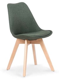 Ēdamistabas krēsls K303, zaļa, 54 cm x 48 cm x 83 cm