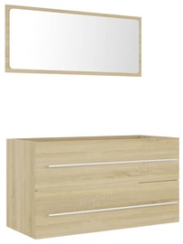 Vannitoa mööblikomplekt VLX 804848, tamm, 38.5 x 90 cm x 48 cm