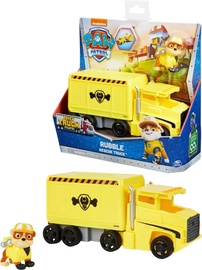 Transpordivahendite mänguasjade komplekt Nickelodeon Paw Patrol Big Truck Rubble 6065317, kollane