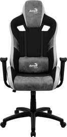 Игровое кресло AeroCool AC-150, 70 x 56 x 127 - 137 см, черный/серый
