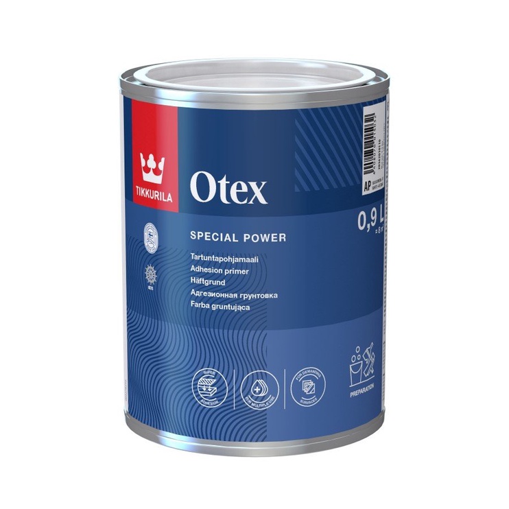 Grunts alkīda Tikkurila Otex AP, balta, 0.9 l