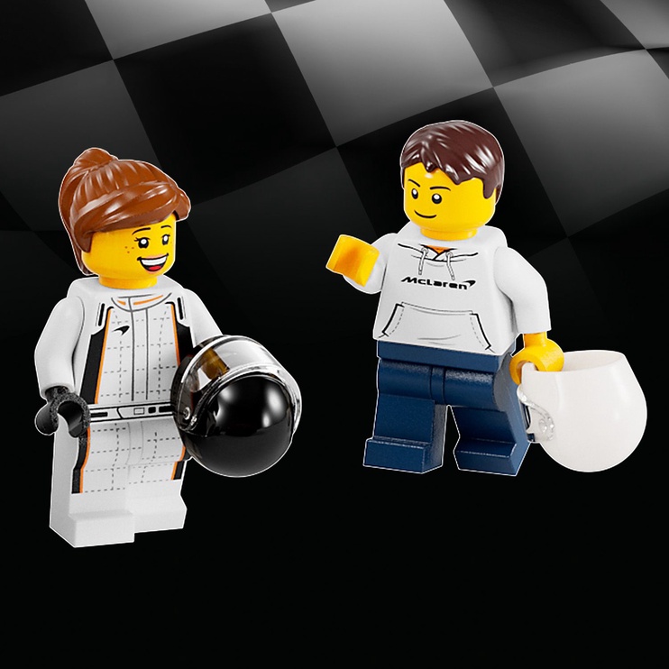 Konstruktors LEGO Speed Champions McLaren Solus GT un McLaren F1 LM 76918