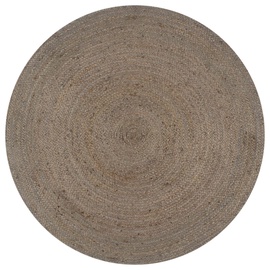 Ковер VLX Handmade Jute 133662, серый, 90 см x 90 см