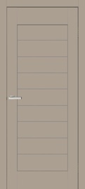 Полотно межкомнатной двери BIT, универсальная, коричневый, 200 x 70 x 4 см