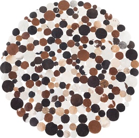 Ковер комнатные Beliani Sorgun, коричневый, 140 см x 140 см