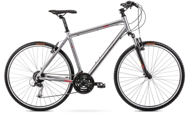 Velosipēds pilsētas Romet Orkan 2 M, 28 ", 21" rāmis, sarkana/grafīta