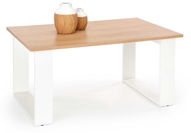 Kafijas galdiņš Halmar Libra, balta/ozola, 1000 mm x 640 mm x 500 mm
