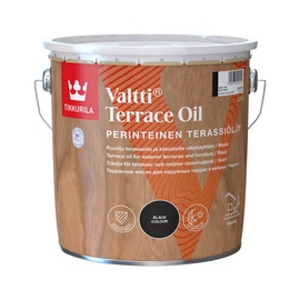 Древесное масло Tikkurila Valtti Terrace Oil, черный, 2.7 l