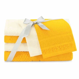 Набор полотенец для ванной AmeliaHome Rubrum, желтый, 50 x 30 cm/50 x 90 см/70 x 130 cm, 6 шт.