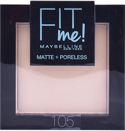 Пудра Maybelline Fit Me Matte + Poreless 105 Natural, 9 г