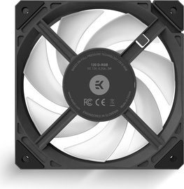 Õhkjahuti korpusele EK Water Blocks EK-Loop Fan FPT 120 D-RGB - Black, 120 mm x 120 mm