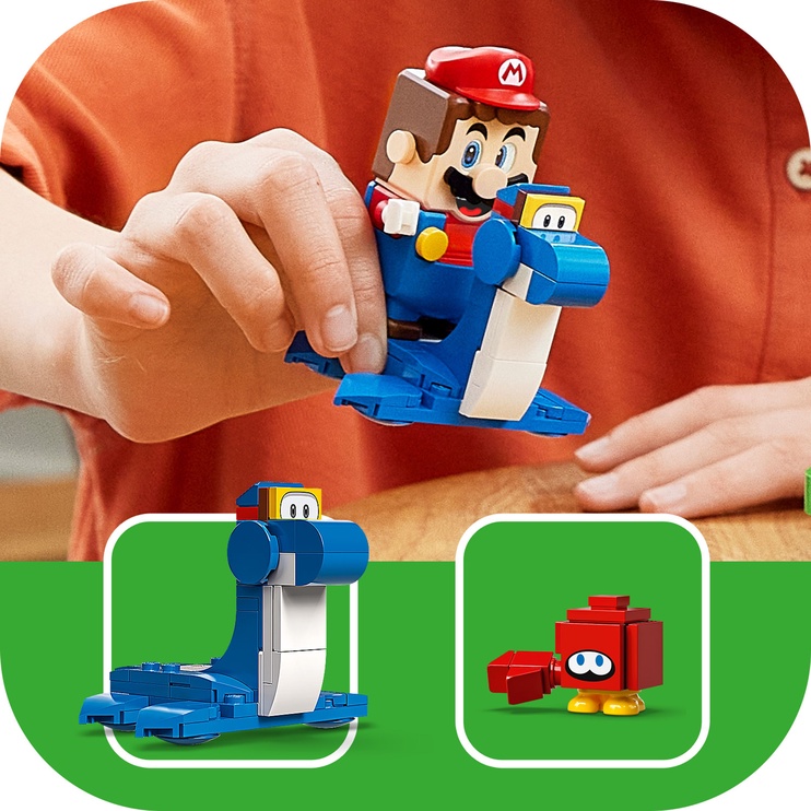 Konstruktor LEGO® Super Mario™ Dorrie rannaäärse maja laienduskomplekt 71398, 229 tk