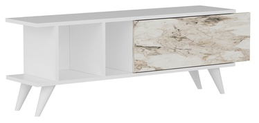 ТВ стол Kalune Design Liberty, белый/бежевый, 120 см x 45 см x 30 см