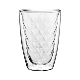 Dubultā stikla glāze EzyStyle, stikls, 0.25 l, 2 gab.
