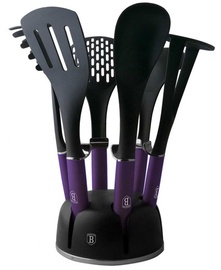 Ēdienu gatavošanas rīku komplekts Berlinger Haus Purple Eclipse BH-6323, melna/violeta, neilons, 7 gab.