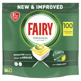 Таблетки для посудомоечной машины Fairy All in 1 lemon, 100 шт.