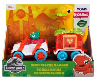 Transporta rotaļlietu komplekts Tomy Jurassic World Dino Rescue Ranger E73253, daudzkrāsaina