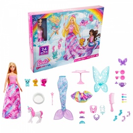 Рождественский календарь Mattel Barbie Dreamtopia HGM66 HGM66, 30 см