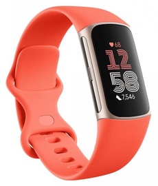 Viedais pulkstenis Fitbit Charge 6, zelta