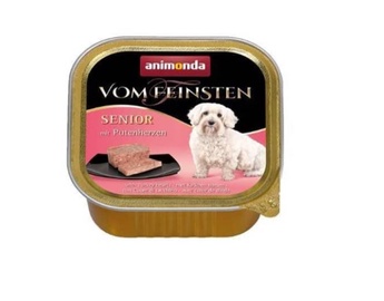 Mitrā barība (konservi) suņiem Animonda Vom Feinsten Turkey Hearts, tītara gaļa, 0.15 kg