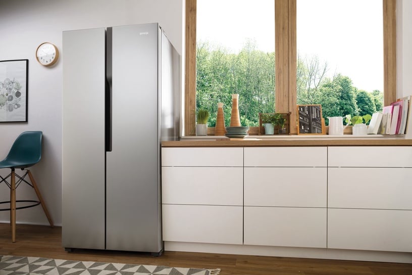 Холодильник двухдверный Gorenje NRS8181KX