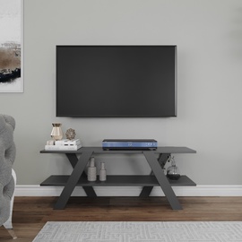 TV-laud Kalune Design April, antratsiit, 120 cm x 33.1 cm x 45 cm