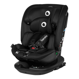 Bērnu autokrēsls Lionelo Bastiaan RWF I-Size, melna, 0 - 36 kg