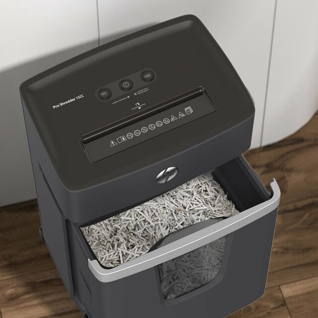 Уничтожитель бумаг HP Pro Shredder 15CC, A4