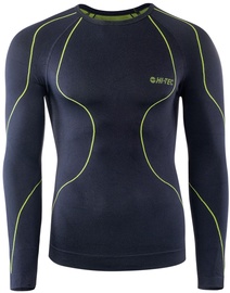 Termokrekls, vīriešu Hi-Tec Ikar Top Men, melna/zaļa, XXL