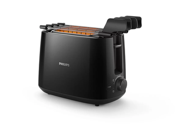 Tosteris Philips Daily Collection Toaster HD2583/90, melna