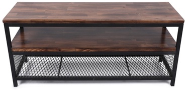 TV-laud Kalune Design Net, must/pähklipuu, 120 cm x 40 cm x 45 cm