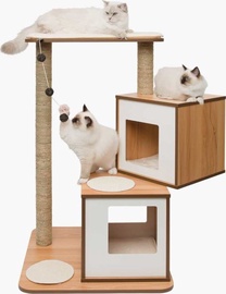 Домик для кошки с когтеточкой Catit Catit Vesper Double, 65 см x 65 см x 103.5 см