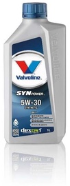 Motoreļļa Valvoline Synpower DX1 5W - 30, sintētiskais, vieglajam auto, 1 l