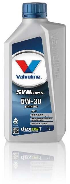 Машинное масло Valvoline Synpower DX1 5W - 30, синтетический, 1 л