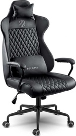 Kontoritool Sofotel Werona, 50 x 50 x 116 - 123 cm, must