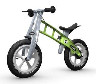 Tasakaaluratas Firstbike Racing L2009, roheline/hall, 12"