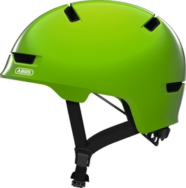 Ķivere velobraukšanai bērniem Abus Scraper Kid 3.0, zaļa, S, 510 - 550 mm